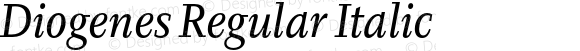 Diogenes Regular Italic