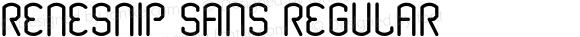 Renesnip Sans Regular
