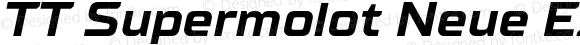TT Supermolot Neue Expanded Bold Italic