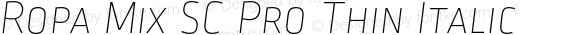 Ropa Mix SC Pro Thin Italic