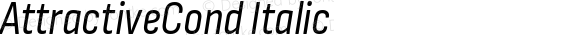AttractiveCond Italic