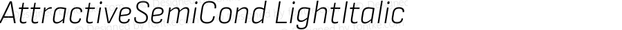 AttractiveSemiCond LightItalic