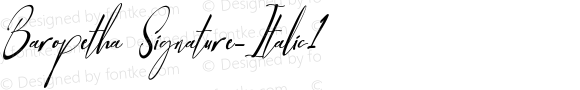 Baropetha Signature_Italic1