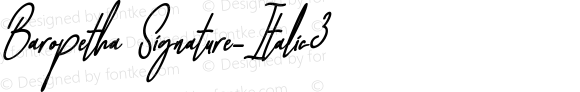 Baropetha Signature_Italic3