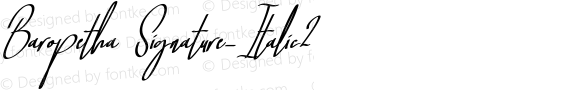 Baropetha Signature_Italic2