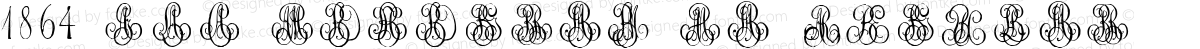1864 GLC Monogram AB Regular