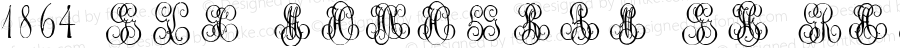 1864 GLC Monogram GH