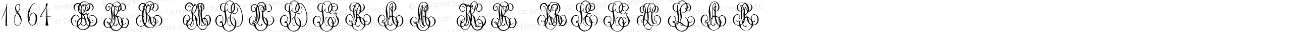 1864 GLC Monogram KL