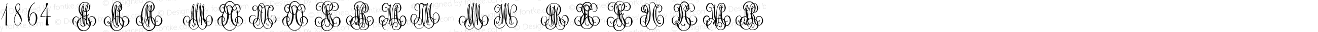 1864 GLC Monogram MN