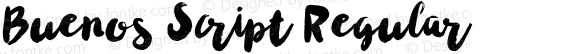 Buenos Script Regular 