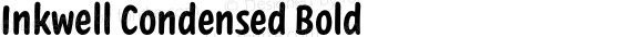 Inkwell Condensed Bold