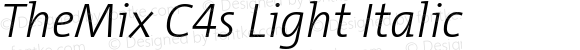 TheMixC4s-LightItalic