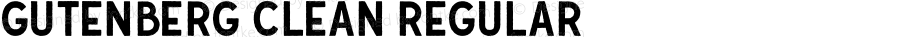 Gutenberg Clean Regular