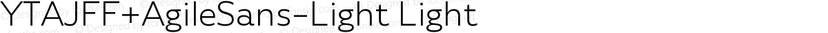 YTAJFF+AgileSans-Light Light