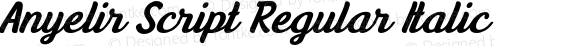 Anyelir Script Regular Italic