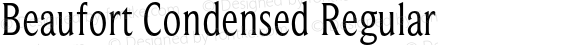 Beaufort Condensed Regular