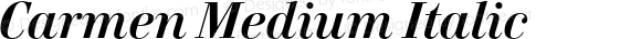 Carmen-MediumItalic