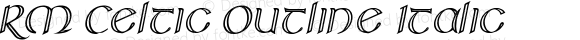 RM Celtic Outline Italic