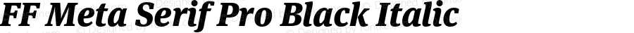 FFMetaSerifPro-BlackItalic