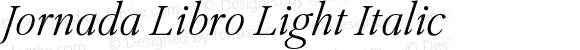 Jornada Libro Light Italic