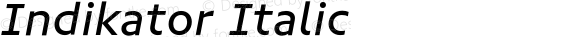 Indikator Italic