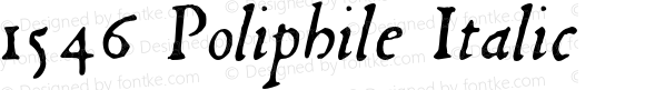 1546 Poliphile Italic