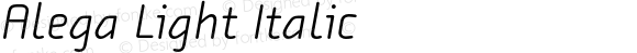 AlegaLight-Italic