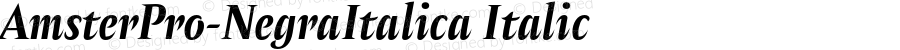 AmsterPro-NegraItalica Italic