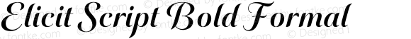 Elicit Script Bold Formal