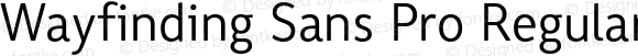 Wayfinding Sans Pro Regular