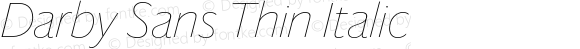 DarbySans-ThinItalic