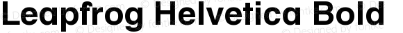 Leapfrog Helvetica Bold