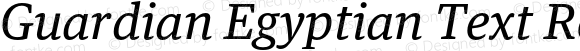 Guardian Egyptian Text Regular It Version 1.2; 2016