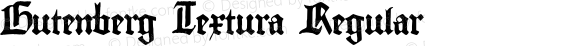 Gutenberg Textura Regular