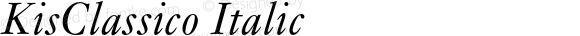 KisClassico-Italic