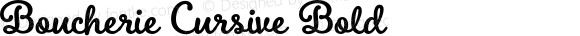 Boucherie Cursive Bold