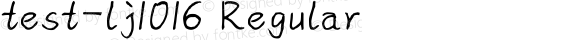 test-lj1016 Regular Version 5.00
