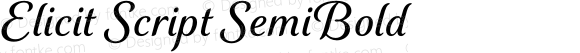 Elicit Script SemiBold