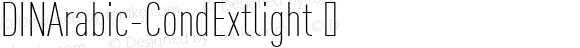 ☞DINArabic-CondExtlight