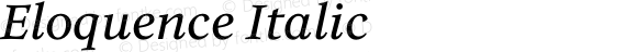 Eloquence Italic