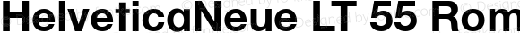 HelveticaNeue LT 55 Roman Bold