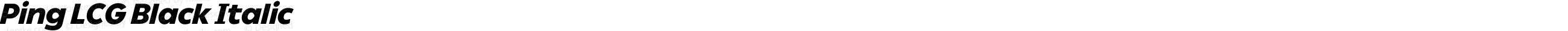 PingLCG-BlackItalic