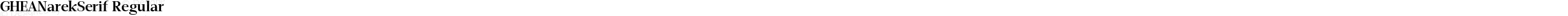 GHEANarekSerif Regular