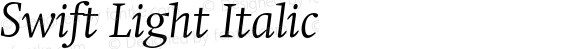 Swift-LightItalic