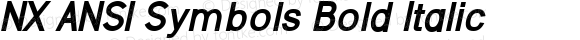 NX ANSI Symbols Bold Italic