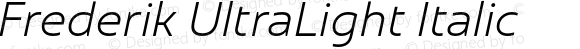 Frederik-UltraLightItalic