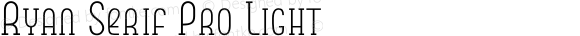 Ryan Serif Pro Light