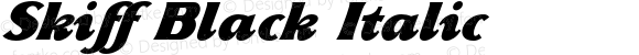 Skiff Black Italic