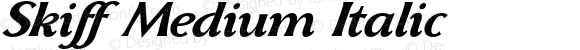 Skiff Medium Italic