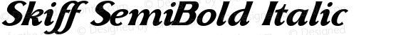 Skiff SemiBold Italic